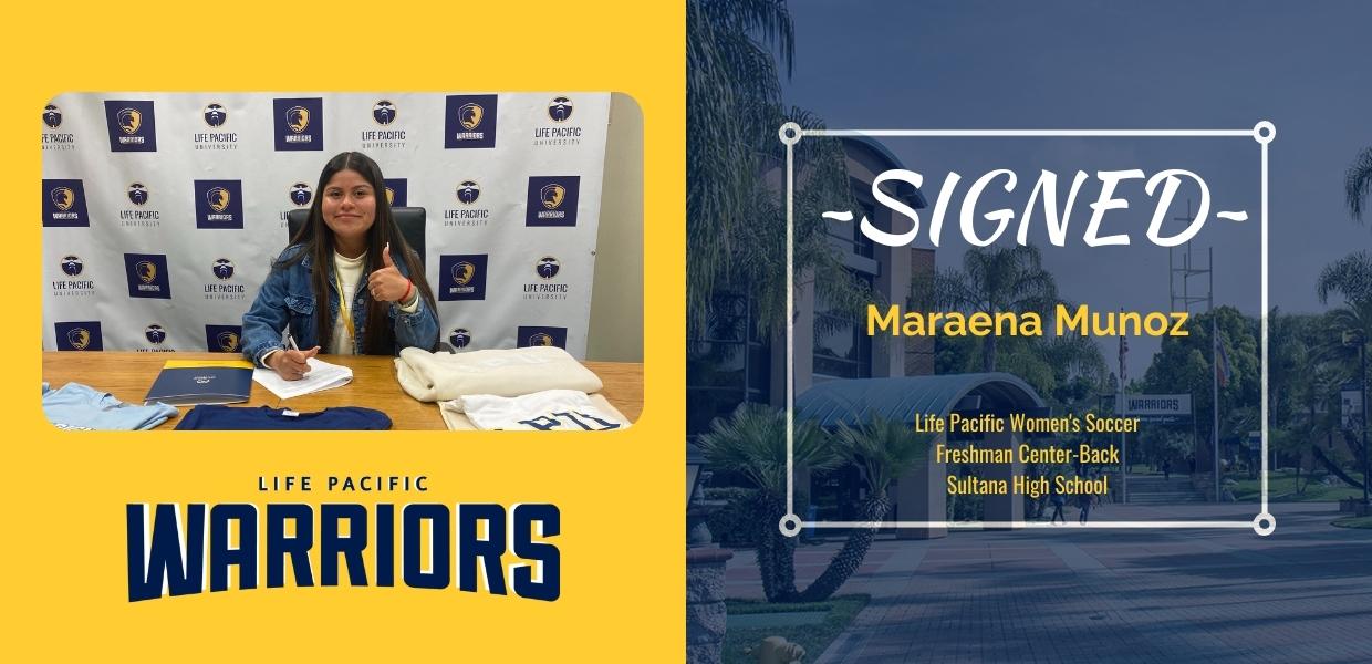LPU Women's Soccer Signs Maraena Munoz